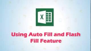 Learning MS Excel 2016: Using Auto Fill and Flash Fill Feature