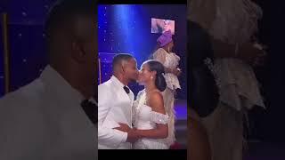 how couple sealed their wedding with a kiss