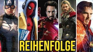 Alle MARVEL-Filme in RICHTIGER Reihenfolge | Recap | Jay & Arya