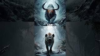 Yak Vs Hyena vs tiger #animals #lion #tiger #vs #shorts