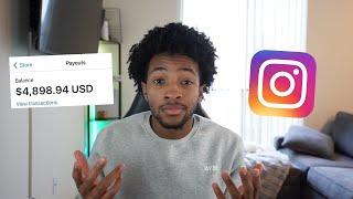 how i make $1,281 dollars a day from instagram reels