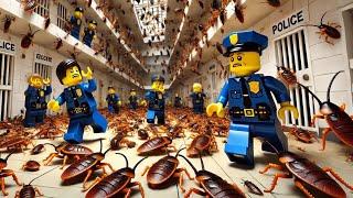 LEGO Police Face a Massive Cockroach Invasion in the Prison