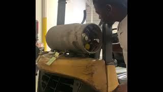 Forklift Propane Tank Change