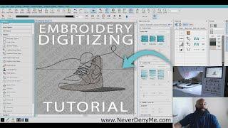 Learn How To Digitize Designs For Embroidery Machines  | Step By Step Digitizing Tutorial  | 