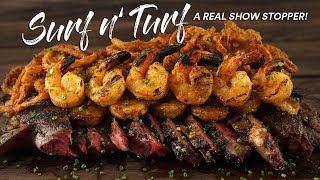 Grilling Impressive SURF n TURF like a pro (Steak & Shrimp)