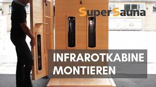 Infrarotkabine montageanleitung | SuperSauna®