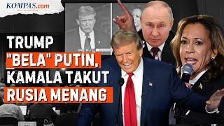 Debat Pemilu AS Trump Vs Kamala soal Perang Rusia-Ukraina, Kremlin: Semua Musuh