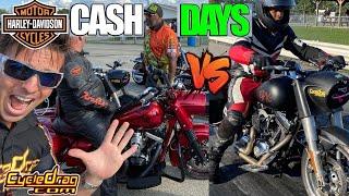 $500 FAST BAGGER GRUDGE RACES.....OFF THE TRAILER!