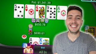 $1,000 BUY IN ONLINE CASH GAMES ON POKERSTARS!!