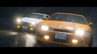 Initial D: AE86 vs S14 [BLENDER CINEMATIC]