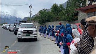 Glimpse of Prince Rahim Aga Khan Visit to Hunza State Today