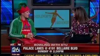 Stuart Holden discusses "Bowling with Stu" with Fox 26