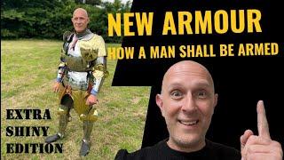 How a Medieval KNIGHT wears their ARMOUR: New armour put on and tested