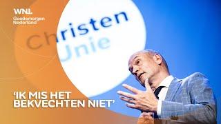 Voormalig ChristenUnie-leider Gert-Jan Segers en VVD'er Klaas Dijkhoff nu een vrolijk podcastduo