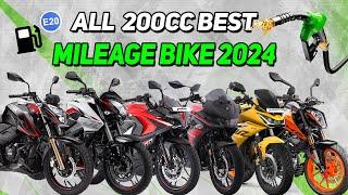 Best 200cc Mileage Bikes in India 2024 || Highest Mileage in 200cc Bikes || On-road Price 2024