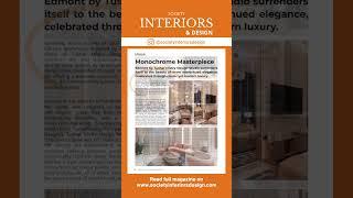 "Check out Society Interiors & Design - November 2024 Magazine Featuring @tusharmistrydesignstudio