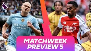 Will Haaland break Arsenal's defence? | Matchweek 5 preview