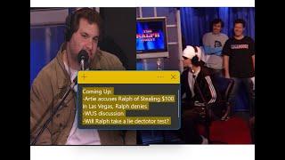 Ralph Vs Artie: Ralph Steals $100 in Vegas? FULL SAGA! Part 1of 2 Howard Stern HTVOD GoldenAgeStern