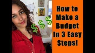 How to Make A Budget - 3 Easy steps