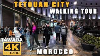 Tetouan 2024 city walking tour ( Morocco 4K UHD )