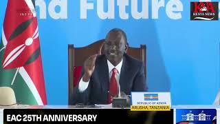 LISTEN TO PRESIDENT RUTO'S GREAT SPEECH IN TANZANIA DURING THE EAC 25TH ANNIVERSARY CELEBRATION