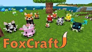 FoxCraft 01: How to Tame Cute FOXES in Minecraft!