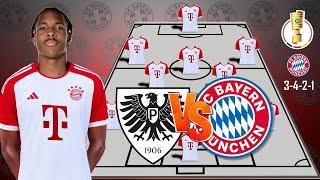 Preußen Münster vs Bayern Munich | BAYERN MUNICH POTENTIAL STARTING LINEUP DFB CUP 2023 MATCH WEEK 1