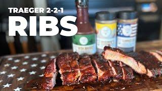 Traeger 2-2-1 Ribs | Best Ribs on a pellet grill