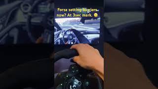 Forza Motorsport placing barriers on the track? Weird glitch. (Don’t judge my driving.)