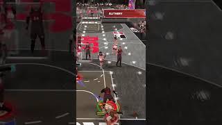 Helping opponent up after dunking on their head, rare animation #2k23 #poster