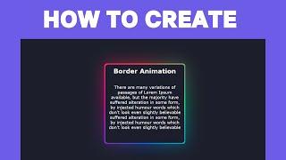 Master CSS Border Animations in 8 Minutes