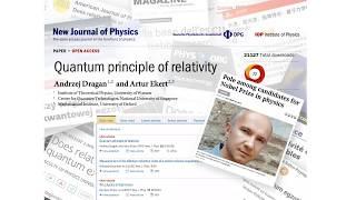 Dr hab. Andrzej Dragan "Quantum principle of relativity"