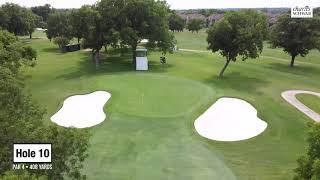 Charles Schwab Challenge - Colonial Course Flyover, #1 through #18