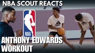 NBA Scout Reacts To Anthony Edwards Workout