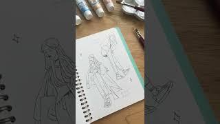 Some of my favorite Sibylline x #Mossery illustrations in her gouache workbook…very inspiring!
