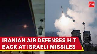 Iran 'Shoots Down' Israeli Missiles Over Tehran | Anti-Aircraft Gun In Action | Watch