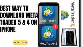 Meta Trader 5 & 4 Install On Iphone | Mt5 | Mt4