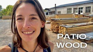 The Raised Patio | Wood Yard Adventures | I'm BEYOND Excited!