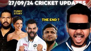 Virat Kohli Will Play Ranji ? | Shakib Al Hasan is Over | Cricket Updates 27 September