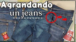 Cómo agrandar un jeans de la cintura 