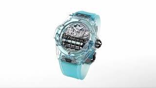 HUBLOT   BIG BANG MP 11, 14 DAY POWER RESERVE WATER BLUE SAPPHIRE