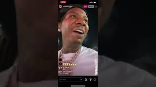 Moneybagg Yo goes live in NapTown and checks a fan 