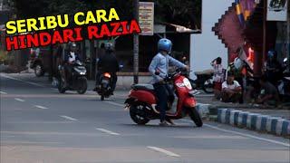 Kumpulan Aksi Lucu Pengendara Motor Hindari Razia