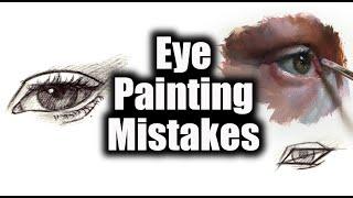 Common Eye Painting Mistakes