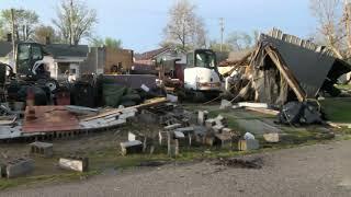 Tornado touched down in Princeton, Indiana