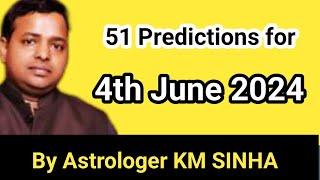 51 Predictions for Lok Sabha Election 2024 By Astrologer KM Sinha's  | Election Forecast Revealed!