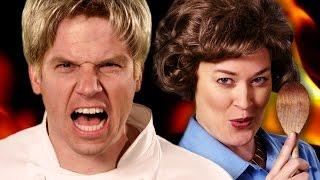 Gordon Ramsay vs Julia Child. Epic Rap Battles of History