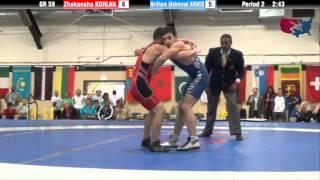 59 KG SF - Zhakansha Korlan (KAZ) vs Haitham Mahmoud Ahmed (EGY)