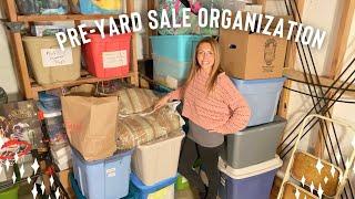 Basement Organization | Yard Sale Prep