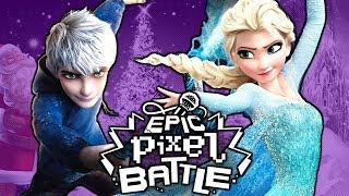 Elsa VS Jack Frost - EPIC PIXEL BATTLE [EPB SEASON 1]